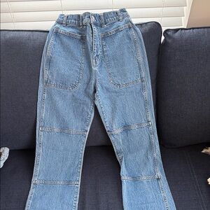 Madewell Straight Leg Blue Jeans